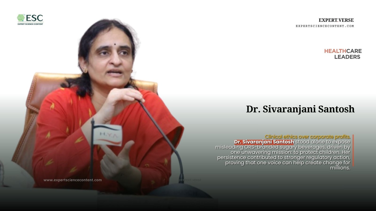 D𝗿. 𝗦𝗶𝘃𝗮𝗿𝗮𝗻𝗷𝗮𝗻𝗶 𝗦𝗮𝗻𝘁𝗼𝘀𝗵, ors controversy, 