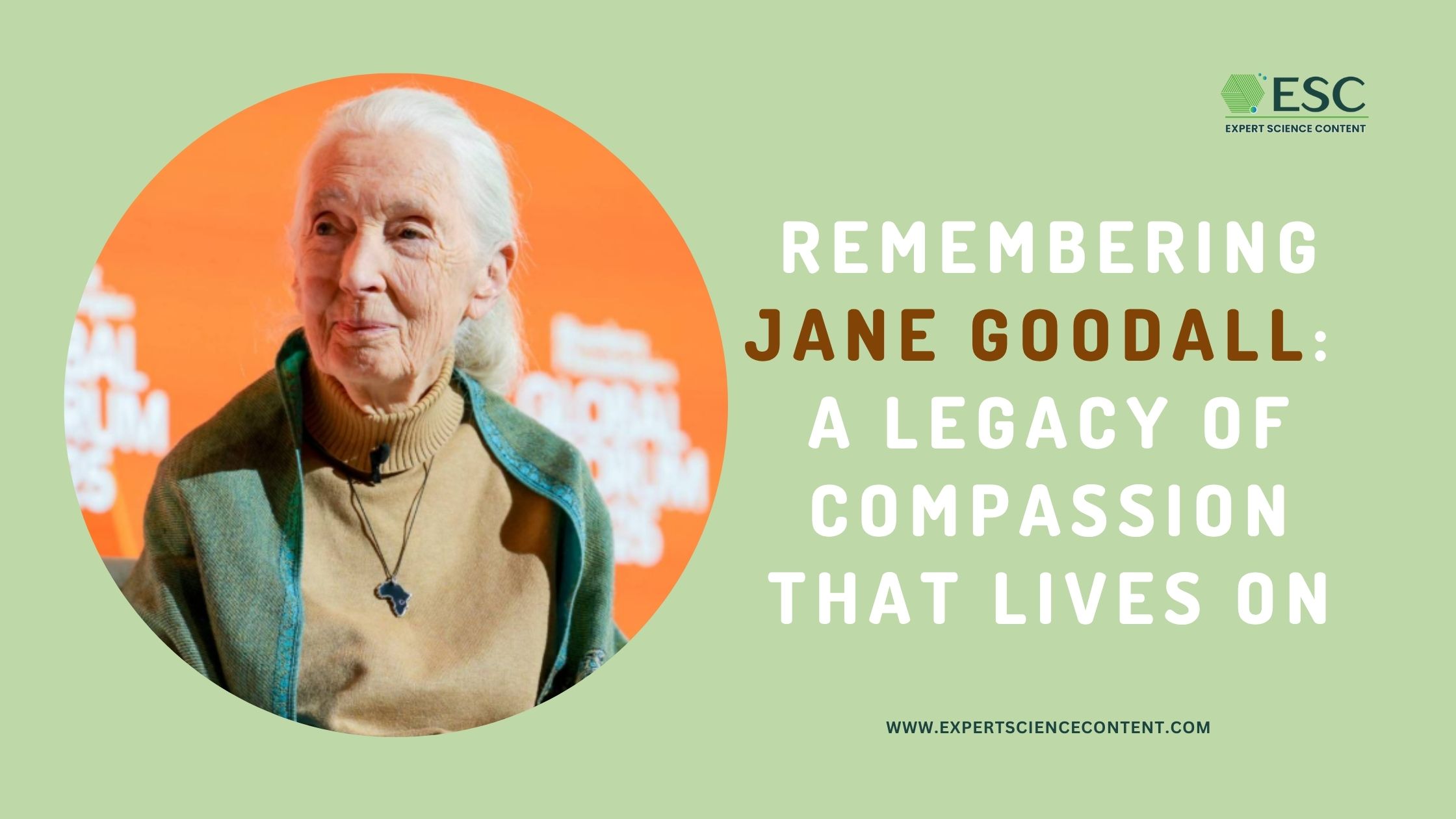 Remembering Jane Goodall: A Legacy of Compassion That Lives On